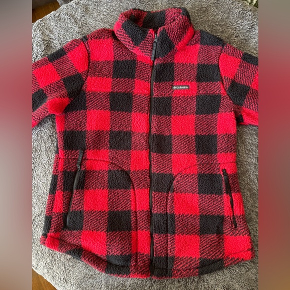 COLUMBIA Women’s Buffalo Plaid Fleece Jacket - Picture 11 of 11